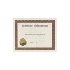 Awards & Certificates*Great Papers Certificates, 8.5" x 11", Gold, 18/Pack (20104236)