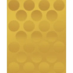 Awards & Certificates*Great Papers ! Gold Foil Value Certificate Seals, 100/Pack (949351)