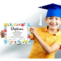 Awards & Certificates*Great Papers Grade School Diploma Graduation Certificates, 8.5