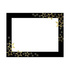 Awards & Certificates*Great Papers Star Search Certificates, 8.5" x 11", White/Black/Gold, 15/Pack (2020001)