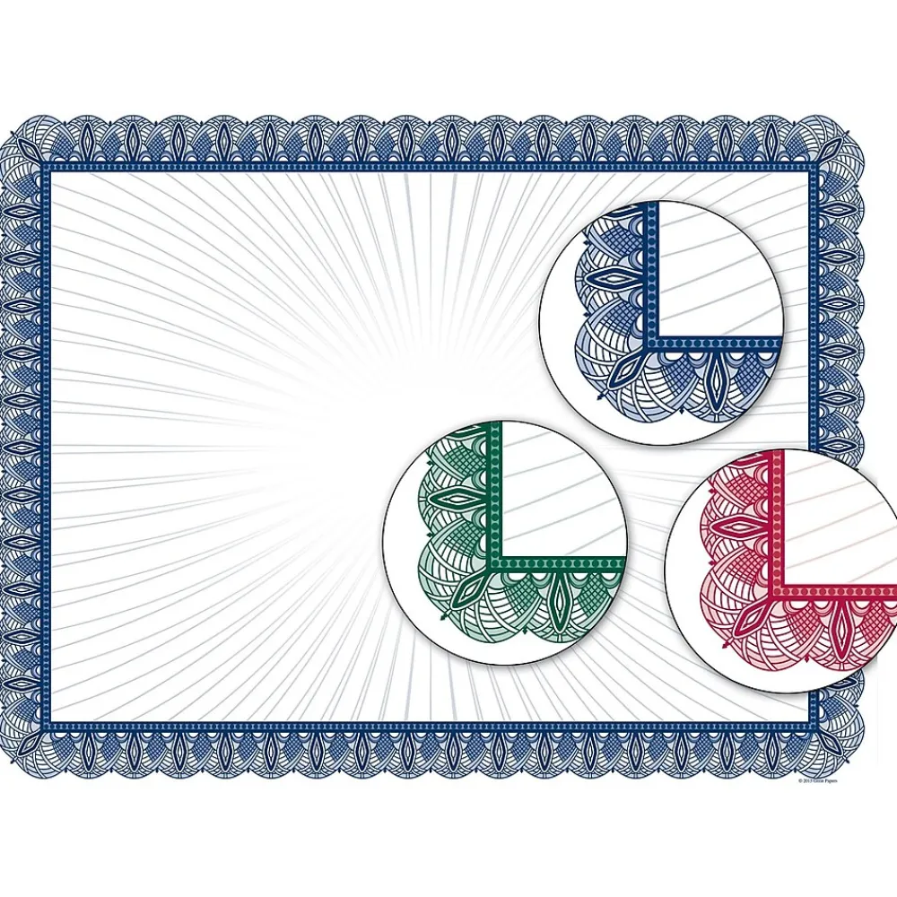 Awards & Certificates*Great Papers Value Variety Certificates, 8.5" x 11", Multicolor, 30/Pack (2015094)