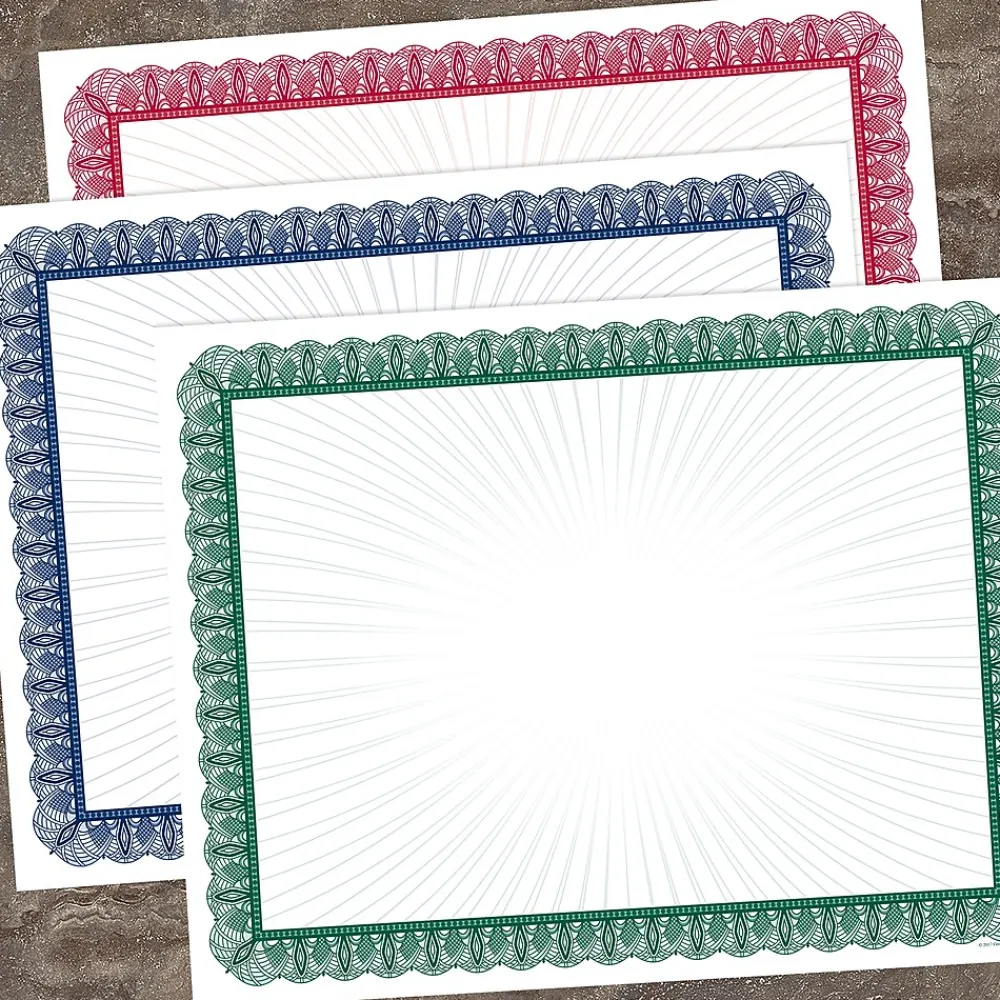 Awards & Certificates*Great Papers Value Variety Certificates, 8.5" x 11", Multicolor, 30/Pack (2015094)