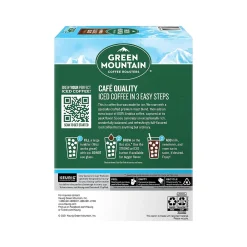 Green Mountain Brew-Over-Ice Classic Black Iced Coffee, Dark Roast, 0.40 oz. Keurig® K-Cup® Pods, 24/Box (390276)