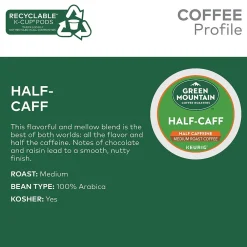 Green Mountain Coffee Roasters Half-Caff Coffee Keurig® K-Cup® Pods, Medium Roast, 48/Box (357446)