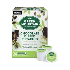 Green Mountain Coffee Roasters Chocolate Dipped Pistachio Coffee Keurig® K-Cup® Pods, 24/Box (5000378228)