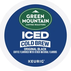 Green Mountain Coffee Roasters Classic Black Iced Coffee Keurig® K-Cup® Pods, Medium Roast, 80/Carton (5000372042CT)