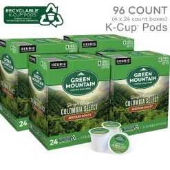 Green Mountain Colombia Select Coffee Keurig® K-Cup® Pods, Medium Roast, 96/Carton (6003)