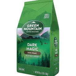 Green Mountain Dark Magic Whole Bean Coffee, Dark Roast, 18 oz. (611247375686)