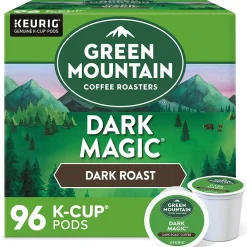 Green Mountain Dark Magic Coffee Keurig® K-Cup® Pods, Dark Roast, 96/Carton (4061)