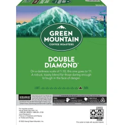 Green Mountain Double Diamond Coffee, Dark Roast, Keurig® K-Cup® Pods, 96/Carton (GMT4066CT)