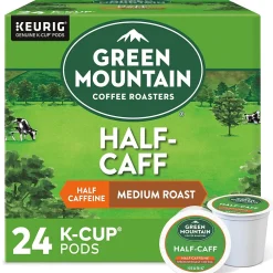 Green Mountain Half-Caff Coffee Keurig® K-Cup® Pods, Medium Roast, 24/Box (6999)