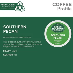 Green Mountain Southern Pecan Coffee Keurig® K-Cup® Pods, Light Roast, 24/Box (6772)
