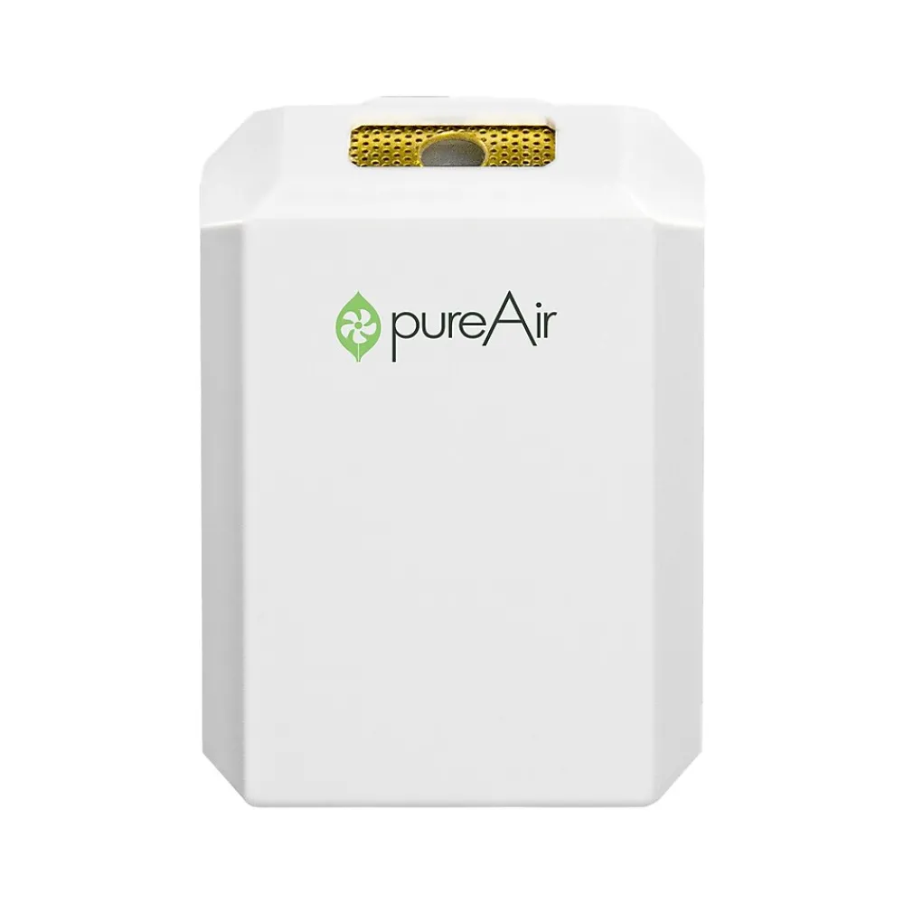 GreenTech Environmental pureAir Solo Ionic Wearable Air Purifier, White (1X4925)
