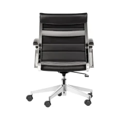 Office Chairs*Gry Mattr Capsule Faux Leather Swivel Task Chair, Black (GMCC-00850)