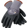 G-Tek Coated Work Gloves; MaxiFlex Ultimate Seamless Nylon Knit Liner, 3/4 Nitrile Coating, LG, 12Pr (34-875/L)