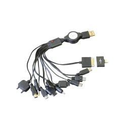 Guest Valet ™ Universal Charger, USB Cable with 30 Pin/Lightning Adapter (UNICH1000/EA)