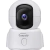 Adesso Gyration Cyberview 2000 2 Megapixel Smart WiFi Pan/Tilt Camera, White (CYBERVIEW 2000)