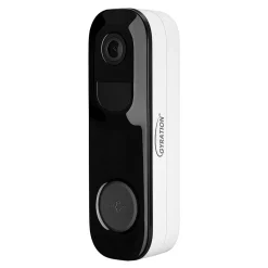 Gyration Cyberview Wireless Doorbell Camera, White (Cyberview 3000)