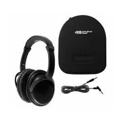 Deluxe Active Noise Canceling Over-Ear Headphones, Black (NCHBC1)<Hamilton Buhl New