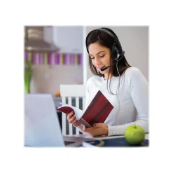 Online Hamilton Buhl Smart-Trek Deluxe Stereo Phone Headset, Over-the-Ear, Black (ST2BK)