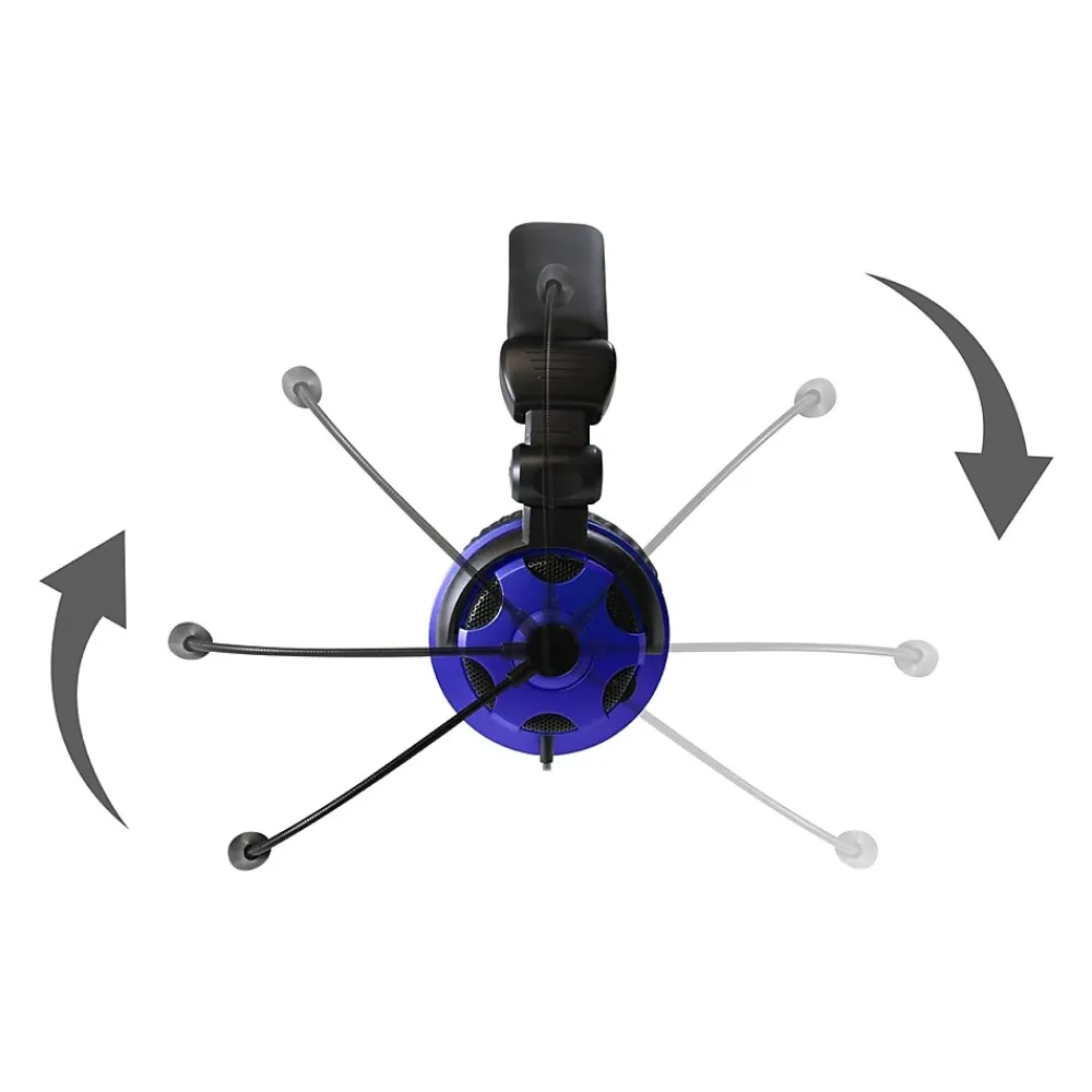 Hot Hamilton Buhl USB-A Noise Canceling Stereo Computer Headset, Blue (TP1-USB)