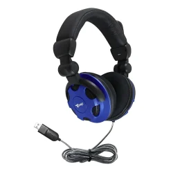 Hot Hamilton Buhl USB-A Noise Canceling Stereo Computer Headset, Blue (TP1-USB)
