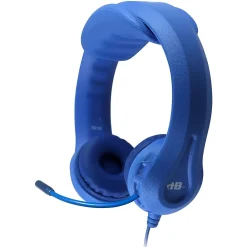 HamiltonBuhl Kid's Flex-Phones TRRS Headset with Gooseneck Microphone, Blue (HECKFX2UBLU)<Hamilton Buhl Hot