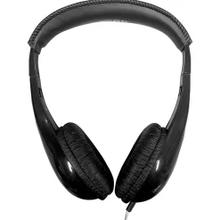 HamiltonBuhl Motive8 Mid-Sized Multimedia Headphone with In-line Volume Control, Black (HECM8BK1)<Hamilton Buhl Best