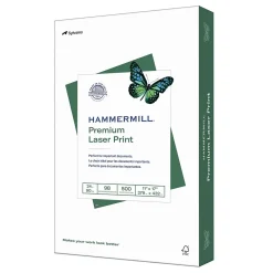 Multipurpose Paper*Hammermill Premium Laser Print 11" x 17" Multipurpose Paper, 24 lbs., 98 Brightness, 500/Ream (104620)
