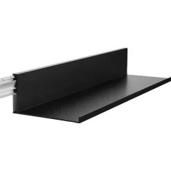 Shelving*Hangman No-Stud Single Aluminum Floating Shelf, 24-In., Black Powder Coat (HANL24B)