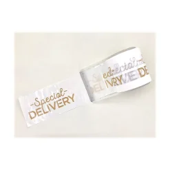 Hot Happy Mail Packing Tape with Dispenser, 1.8