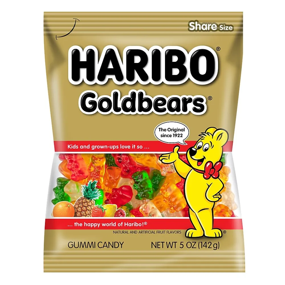 Haribo Gold-Bears Gummi Fruit, 5 oz, 12/Carton (HAR30220)