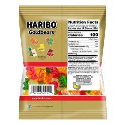 Haribo Gold-Bears Gummi Fruit, 5 oz, 12/Carton (HAR30220)