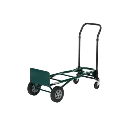 Harper Trucks Harper 4-in-1 Quick Change Steel Convertible Hand Truck, 700 lbs., Green (JDCSA8543)