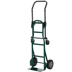 Harper Trucks Harper 4-in-1 Quick Change Steel Convertible Hand Truck, 700 lbs., Green (JDCSA8543)