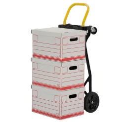 Harper Trucks Harper Lightweight Glass Filled Nylon Plastic Convertible Hand Truck and Dolly, 400 lb. Capacity (PJDY2223A)
