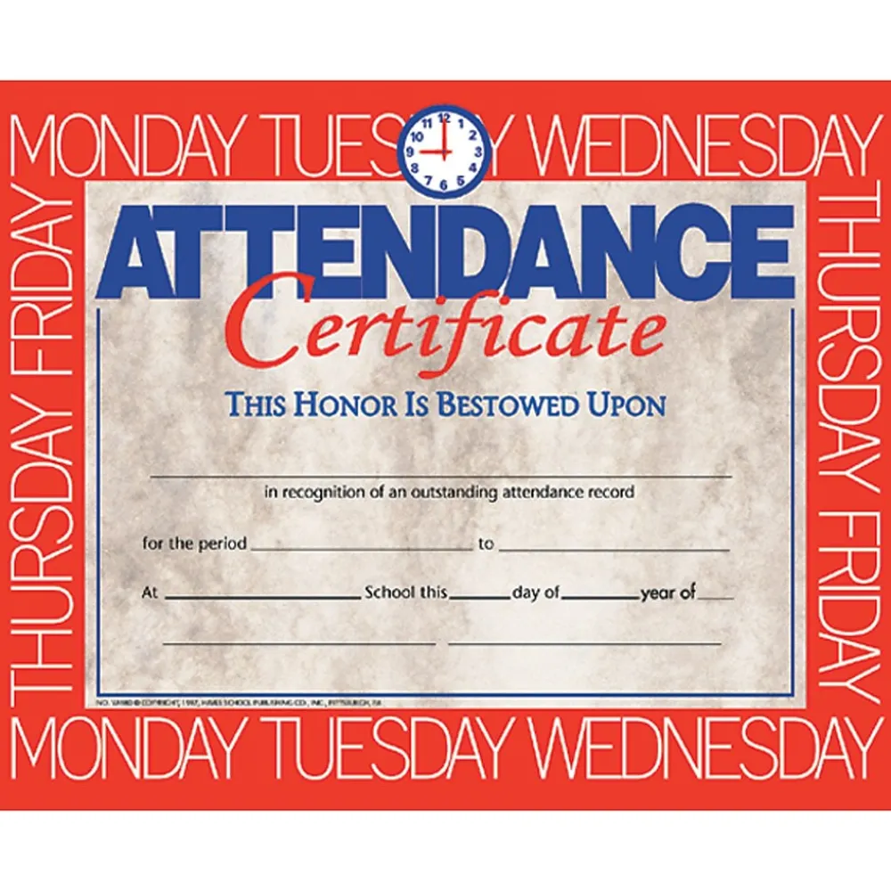 Awards & Certificates*Hayes Achievement Certificates, 8.5" x 11", Multicolor, 3/Bundle (H-VA580-3)
