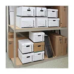 File Storage|Universal Heavy-Duty Storage Box Drawer, Legal Size, White, 6/Carton (UNV85301)