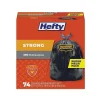 30 Gallon Trash Bag, 30" x 33", Low Density, 1.1 mil, Black, 74 Bags/Box (PCTE85274)<Hefty Outlet