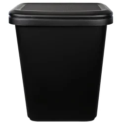 Dual Function XL Trash Can, 20.4 Gallons, Black, 2/Pack (HFTCOM2280075-2)<Hefty Hot