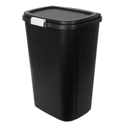 Odor Control Trash Can, 13 Gallon, Black, 2/Pack (HFTCOM228707507)<Hefty Best