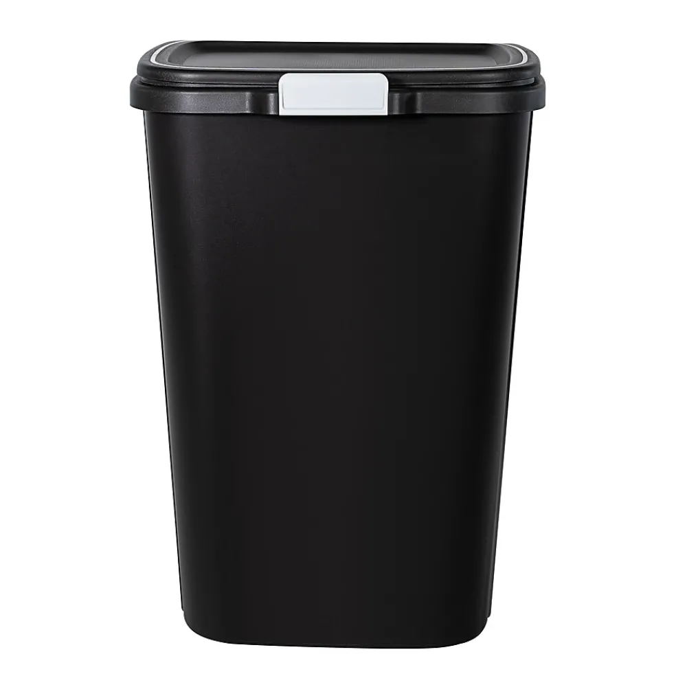 Odor Control Trash Can, 13 Gallon, Black, 2/Pack (HFTCOM228707507)<Hefty Best