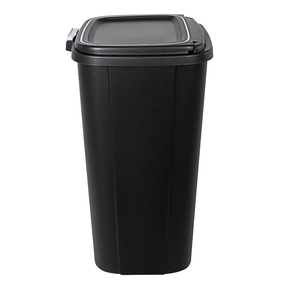 Odor Control Trash Can, 13 Gallon, Black, 2/Pack (HFTCOM228707507)<Hefty Best