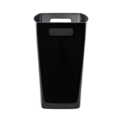 Polypropylene Trash Can with no Lid, Black, 6 Gal. (2159-75)<Hefty Best