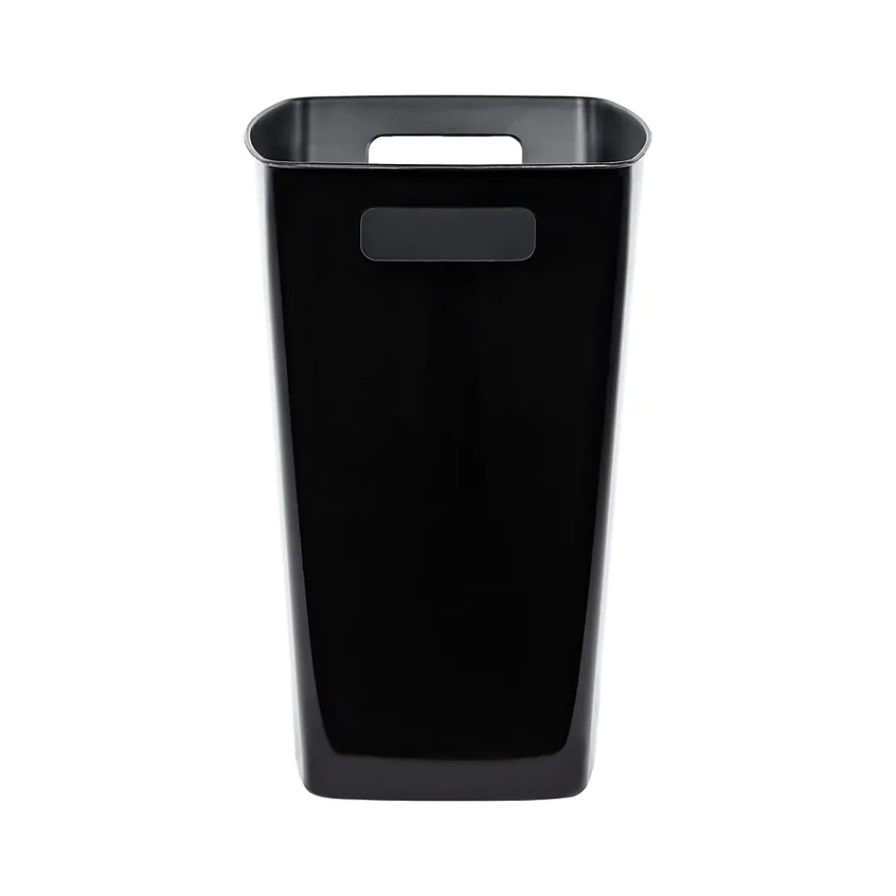 Polypropylene Trash Can with no Lid, Black, 6 Gal. (2159-75)<Hefty Best