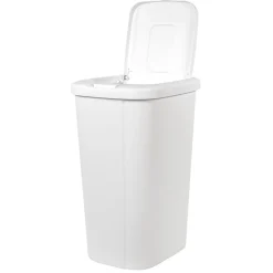 Step On Trash Can, Black, 12.2 Gallon, 2/Pack (2198HFTCOM075)<Hefty New