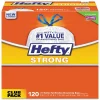 Strong 13 Gallon Kitchen Trash Bag, 23.75" x 27", Low Density, 0.9 mil, White, 120 Bags/Box (PCTE84562CT)<Hefty Online