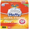 Ultra Strong 13 Gallon Scented Kitchen Trash Bag, 23.75" x 24.88", Low Density, 0.9 mil, Citrus Twist, White, 80 Bags/Box<Hefty Best