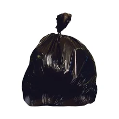 Heritage 50-56 Gallon Industrial Trash Bag, 43" x 47", Low Density, 1.7 Mil, Black, 100 Bags/Box (H8647WK X01)<Heritage Bag Clearance