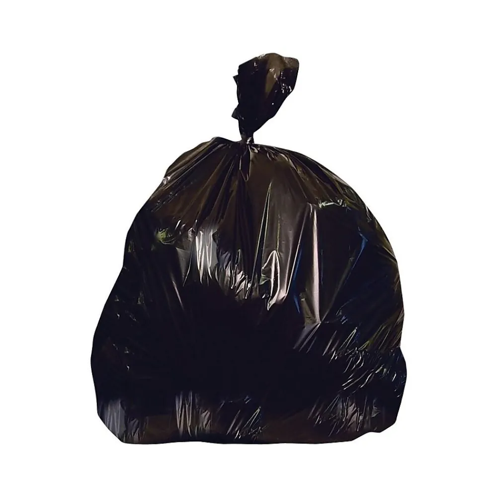 Heritage 30-33 Gallon Industrial Trash Bag, 33" x 39", Low Density, 1.5 Mil, Black, 250 Bags/Box (H6639AK)<Heritage Bag Discount